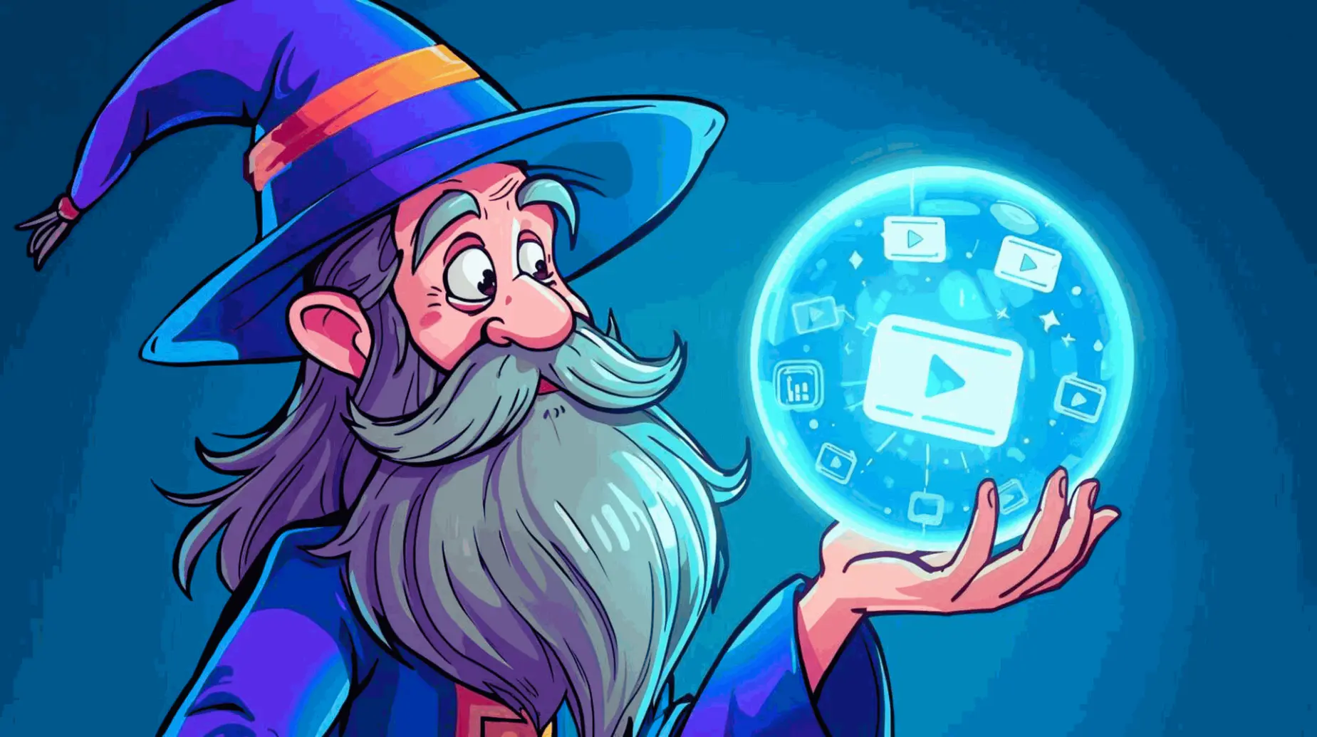 Magician Wizard Predicting the future